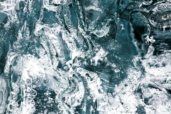 Macro texture of ice — Stock Photo, Image