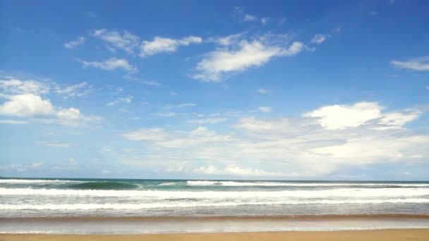 Praia do mar tropical — Vídeo de Stock