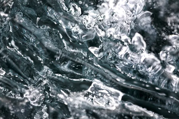 Macro texture of ice — Stock Photo, Image