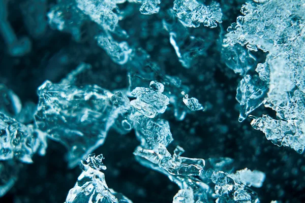 Macro textura de hielo — Foto de Stock