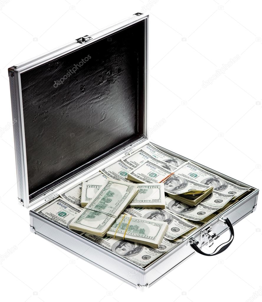 case with dollars
