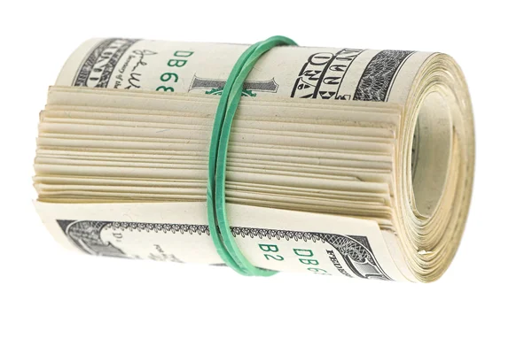 Dollars on white — Stock Photo, Image