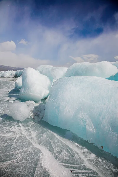 Winter Baikal Stockfoto