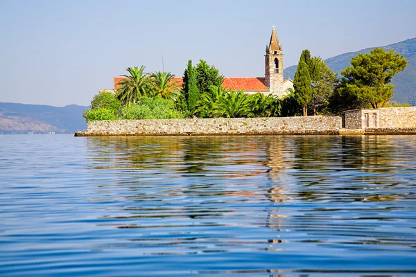 Landscape of bay, mountains around, Montenegro — Stock Photo, Image