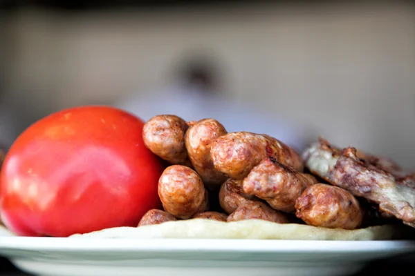 Grilled sausage — Stock Photo, Image