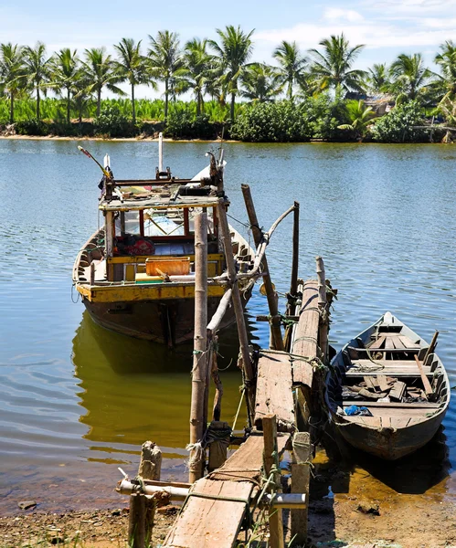 Fishers boats — Stock Photo, Image