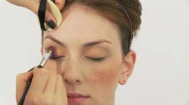 güzellik kadın yüzünü stilist tarafından yapılmış olması