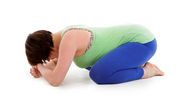 Yoga voor zwangere vrouw — Stockfoto