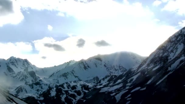 Altajgebergte landschap — Stockvideo
