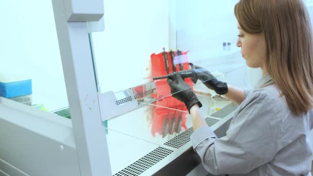 Novosibirsk Russia May 2021 Biological Center Modern Scientific Laboratory — Vídeo de Stock