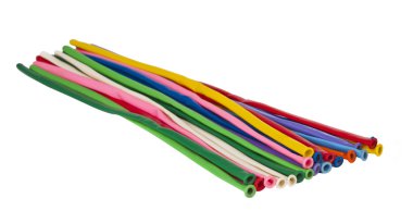 izole renkli boş balonlar