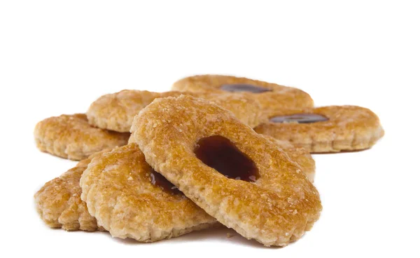 Biscoitos doces com engarrafamento Imagem De Stock