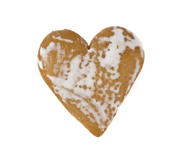 Cookies cardíacos isolados — Fotografia de Stock
