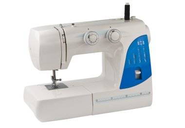 dikiş makinesi izole