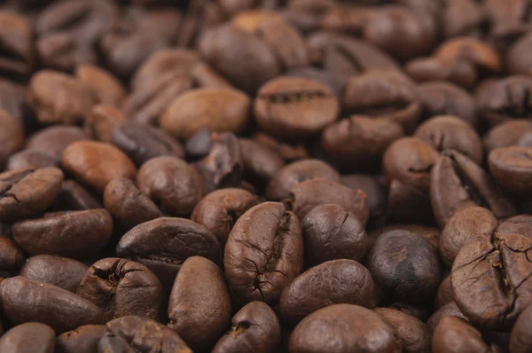 Hnědá káva, texturu pozadí — Stock fotografie