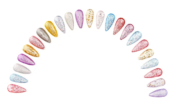 Kleurrijke nagels — Stockfoto