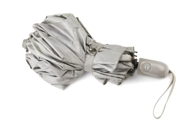 Сірий парасолька, ізольовані — стокове фото
