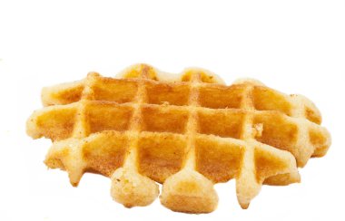 tatlı waffle yığını