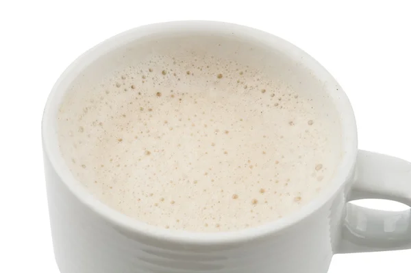 Schäumender Cappuccino in einer Tasse — Stockfoto