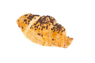 izole çikolatalı kruvasan