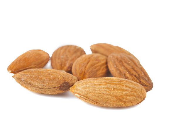 Almonds isolated