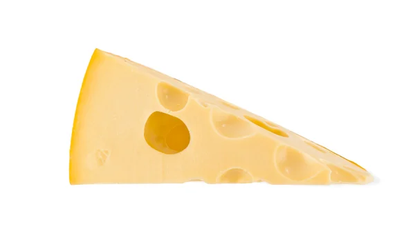 Piece of cheese isolated — Stock Photo, Image