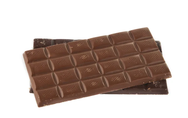 Sütlü çikolata bar izole — Stok fotoğraf