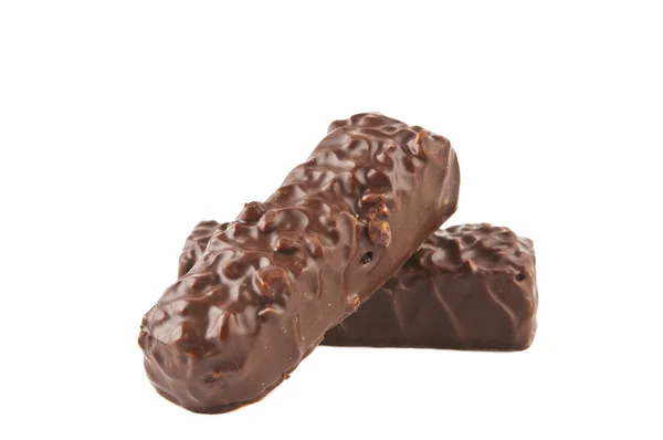 Gofres de chocolate aislados — Foto de Stock