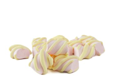 izole renkli şekerlemeler