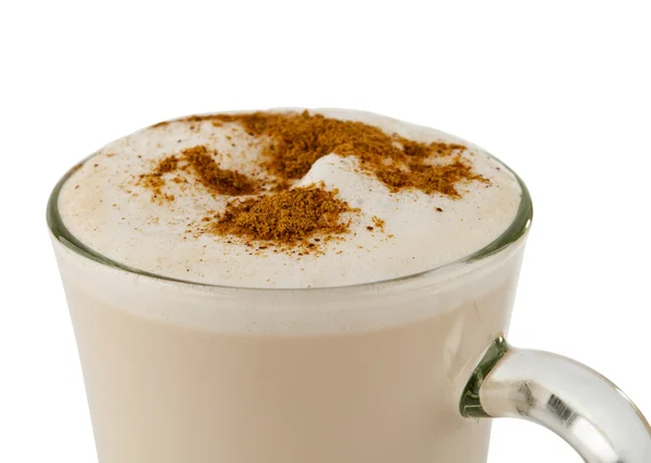 Latte koffie geïsoleerd — Stockfoto