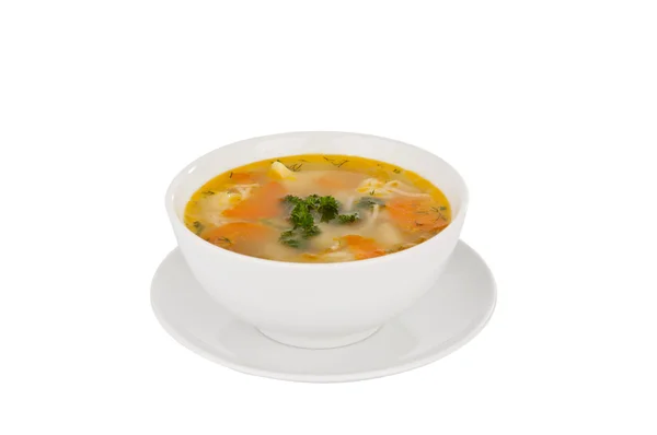 Bowl of soup isolated — Stock Image Bowl of soup isolated Royalty Free Stock Images