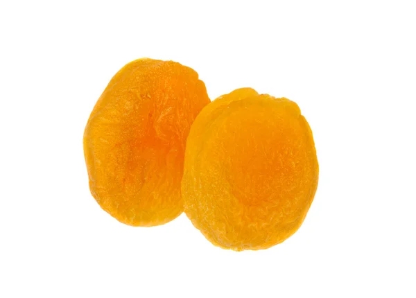 Torkade aprikoser isolerade — Stockfoto
