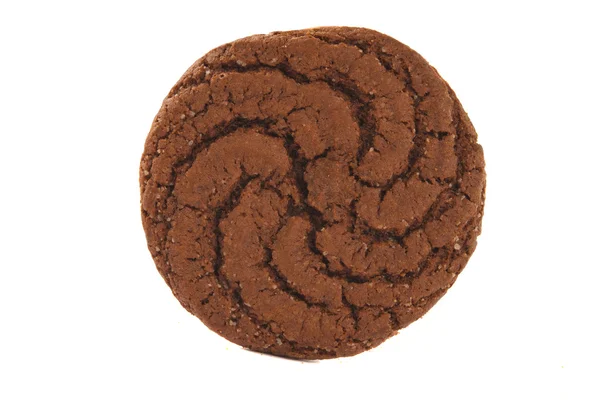 Large chocolate cookie — Stock Photo, Image