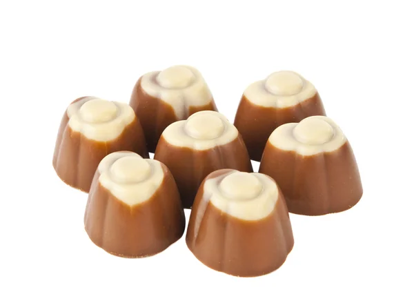 Chocolate doce isolado — Fotografia de Stock
