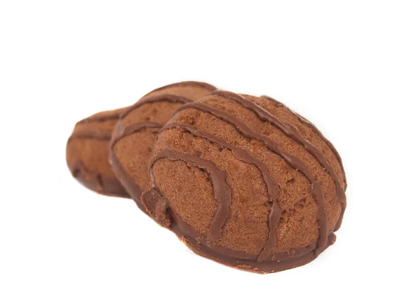 Chocolate cookies with cream — Stock Photo, Image