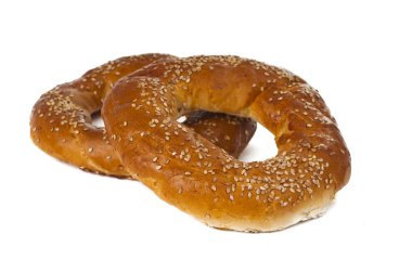 ile izole susam çörek