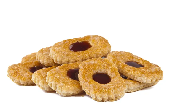 Biscoitos saborosos isolados — Fotografia de Stock