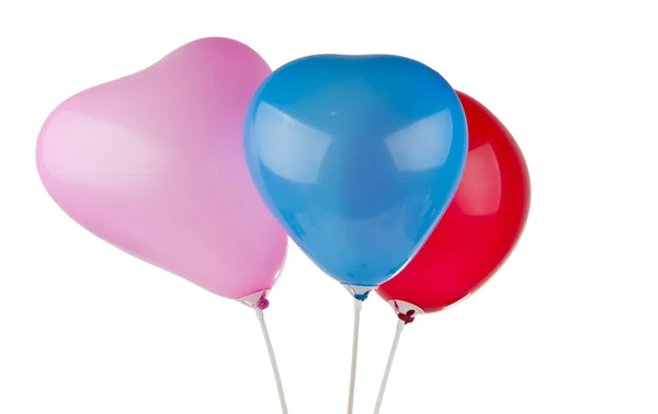 Heart balloons isolated — Stock Photo, Image