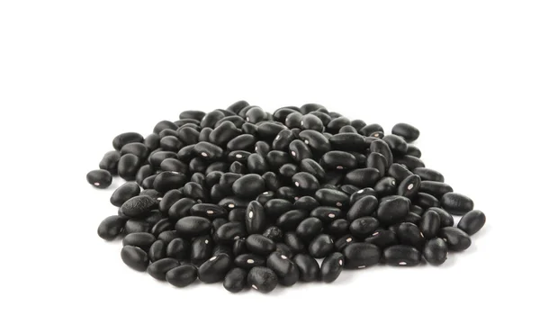 A small handful of black beans - preto — Stock Photo, Image