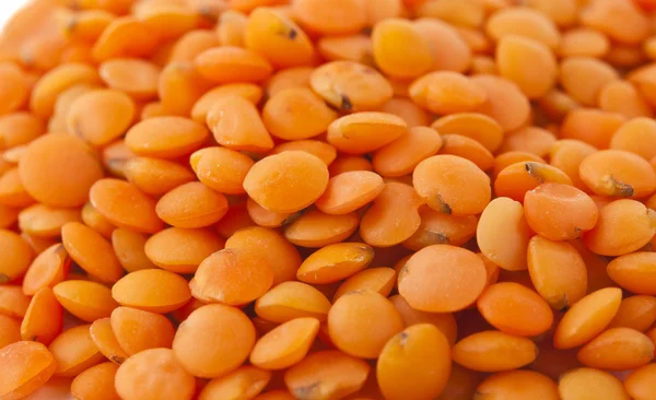 Close up of red lentils — Stock Photo, Image