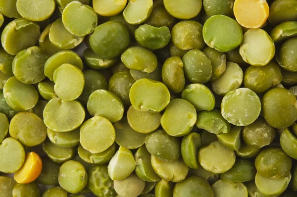 Seco dividir guisantes verdes textura fondo — Foto de Stock