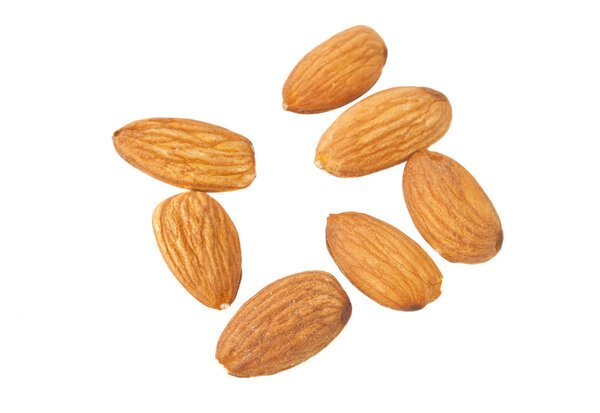 Almonds isolated