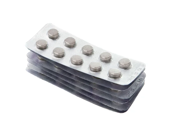 Packs of pills isolated — Stock Photo, Image