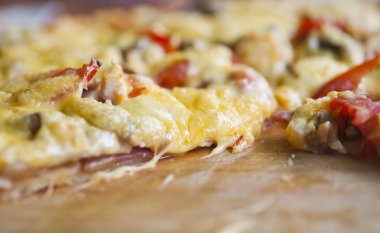 Pizzayı kapat.
