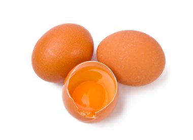 gebroken ei geïsoleerdkırık yumurta izole