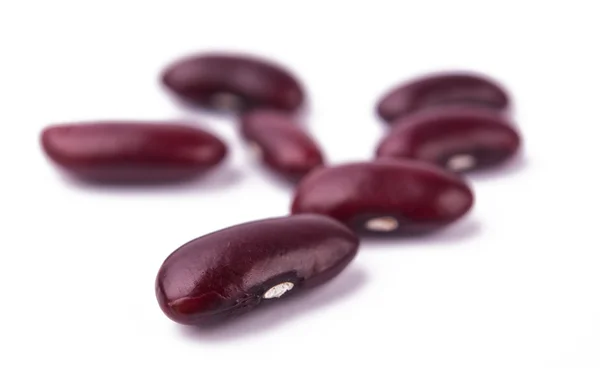 Malá hrst červené fazole - ledviny. — Stock fotografie