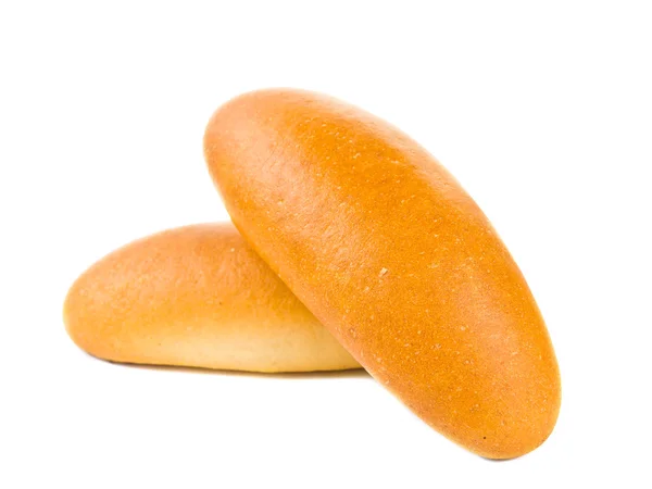 Broodje voor hotdog geïsoleerd — Stockfoto