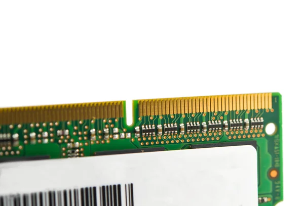 One DDR RAM stick isolated — Stock Photo, Image