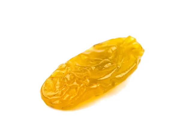 Yellow raisins isolated — Stock Photo, Image