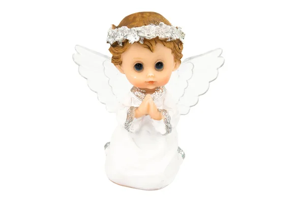 Angel figurine isolated Stock Image